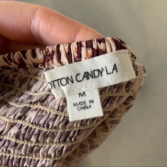 Cheetah Print Cotton Candy LA tank top - Picture 4 of 6